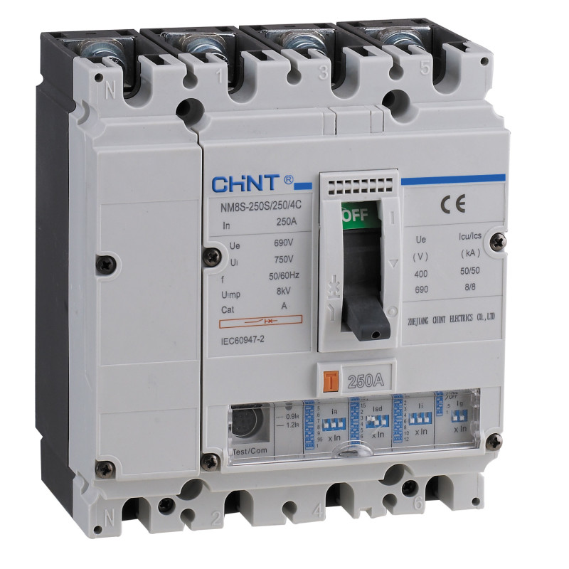 Interruptor caja moldeada con relé electrónico Chint